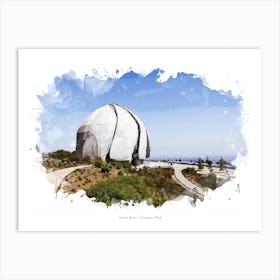 Templo Baha I, Santiago, Chile Art Print