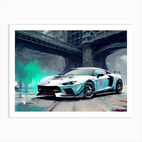 Lamborghini Gtr Art Print