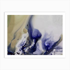 Whirls Of The Waterscape Art Print