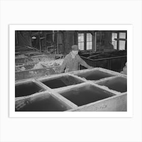 Precipitation Tanks At Gold Mine Where Gold Is Precipitated Out Of Cyanide Solution, Mogollon, New Mexico By Art Print