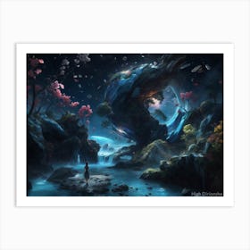 Night In The Forest Art Print