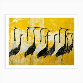 Cranes 1 Art Print