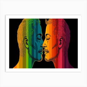 Rainbow Love 8 Art Print