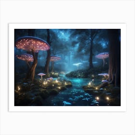 Fairy Forest 1 Art Print