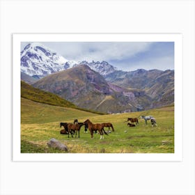 Georgian Mountains 4 Art Print