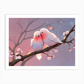 Love Birds 2 Art Print