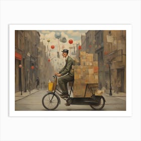 Delivery Man Art Print