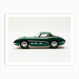 Toy Car 55 Corvette Green 2 Art Print