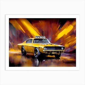 Yellow Car 1 Art Print