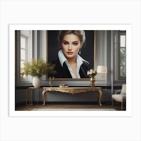 Portrait Of A Woman 3 1 Art Print