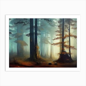 Twilight Forest 6 Art Print