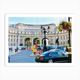 London Street Scene 1 Art Print