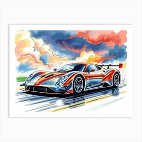 Racing Car 2 Art Print