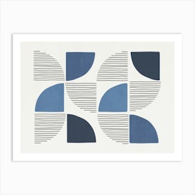 Abstract Art - Bl04 Art Print