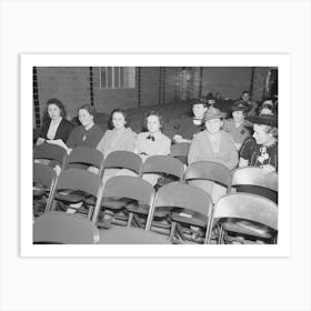 Group Of Women, Wives Of Members Of Southeast Missouri Farms, At A Meeting When Dr, Alexander Visited This Project Art Print