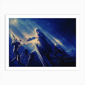 Light Of Heroes ― Final Fantasy Xv Episode Gladiolus Amicitia Art Print