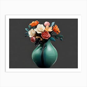 Vase Of Flowers Art Print