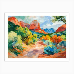 Sedona Trail Art Print