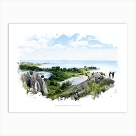 Scarborough Bluffs, Toronto, Canada Art Print