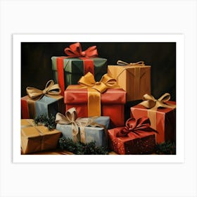 Christmas Presents 4 Art Print