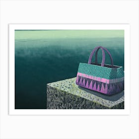 Bag By The Water Art Print