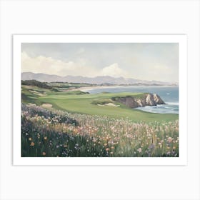 Pebble Beach Golf Course Art Print