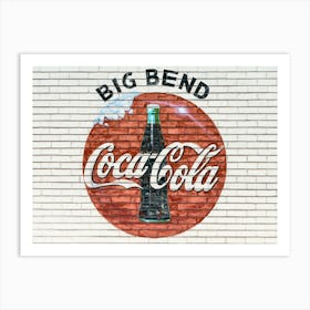 Coca Cola Bottling Plant Texas Art Print