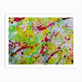 Splatter Painting 1 Art Print