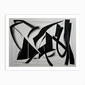 'Black And White' Art Print