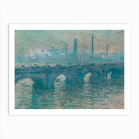 Waterloo Bridge, Gray Weather (1900), Claude Monet Art Print