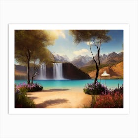 Waterfall 5 Art Print