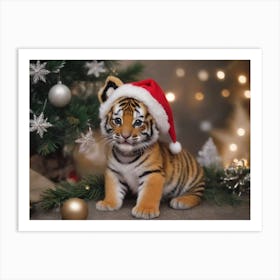 Christmas Animals 9 Art Print