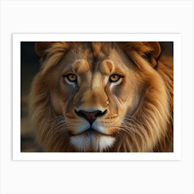 Lion Portrait 1 Art Print