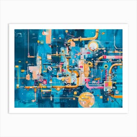 Abstract Abstract Painting 72 Art Print