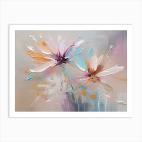 Abstract Flowers 1  Art Print