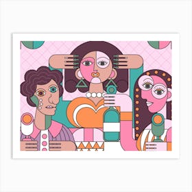 Group Of People Art Print