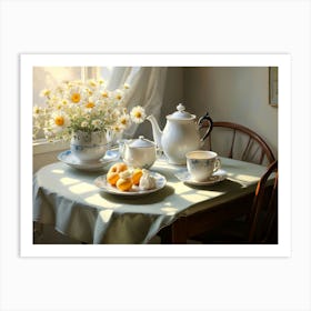 Table Setting For Tea Art Print