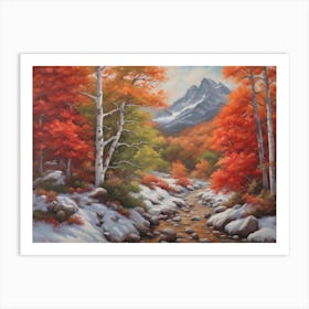 Autumn In The Mountains 1 Art Print