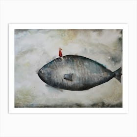 On The Fish Art Print