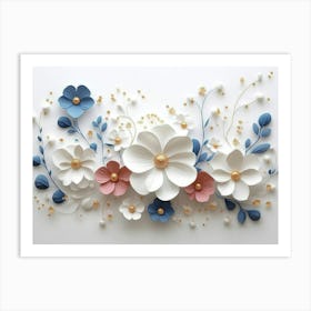 Flower Wall Art 14 Art Print