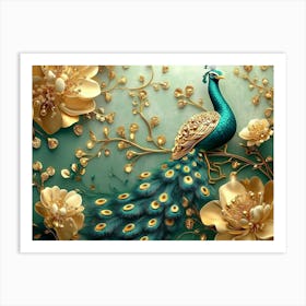 Peacock 24 Art Print