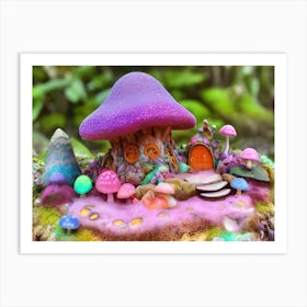 Fairy Garden House  Art Print