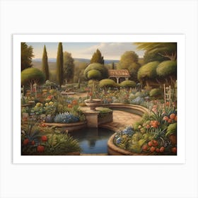 Garden In The Sun Art Print