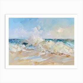 Coastal Impression Dynamic Waves 7 Art Print