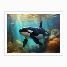 Orca Whale Art Print