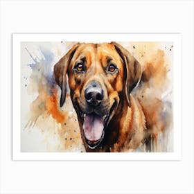 Dog Painting 1 Art Print