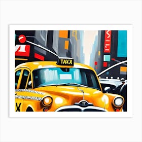 Hey, Taxi Over Here! 2 Art Print