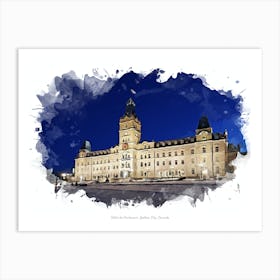 Hôtel Du Parlement, Québec City, Canada Art Print