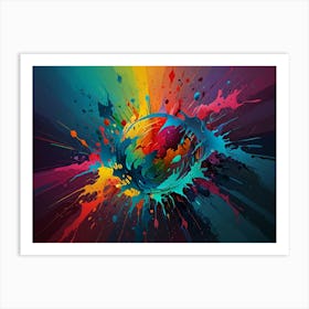 Abstract Painting 147 Art Print