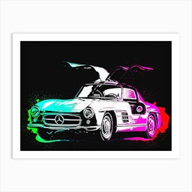 Mercedes Benz 300sl Gullwing 1 Art Print